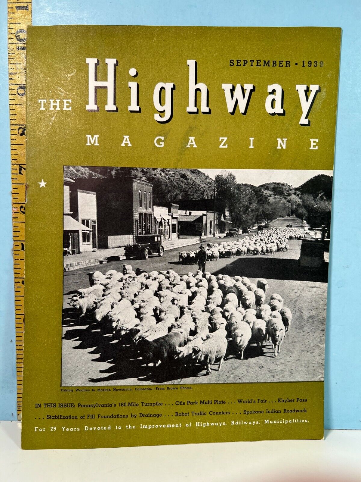 1939 Sept. The Highway Magazine - Highways, Railways & Bridges & Infrastructure