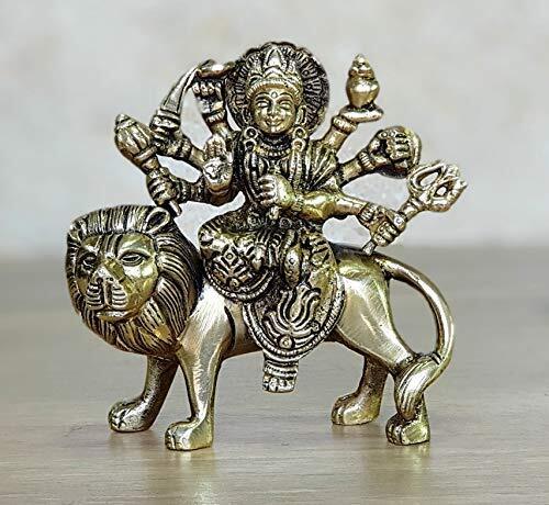 Brass Maa Durga/mata Rani Idol Statue Moorti Murti For Home Mandir And Home Deco
