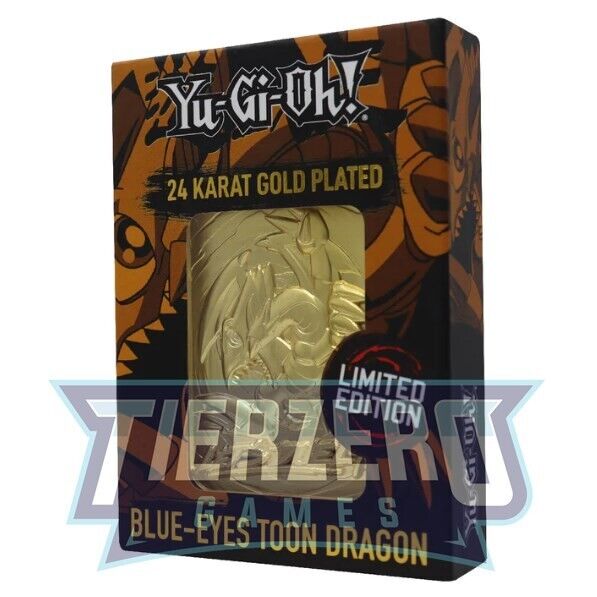 Yugioh Blue Eyes Toon Dragon Limited Edition Gold Card