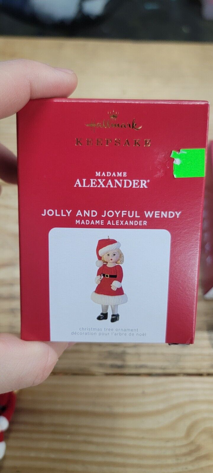 Hallmark Keepsake Ornament 2021 Jolly and Joyful Wendy Madame Alexander