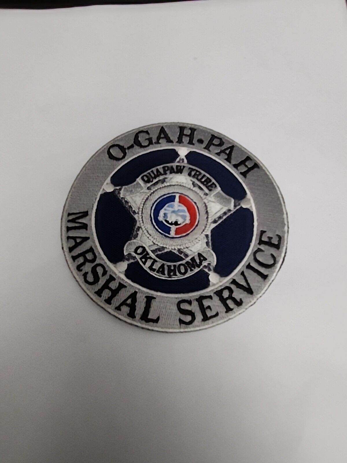 OK - Quapaw Tribe Marshal patch O-GAH-PAH tribal Indian Oklahoma police
