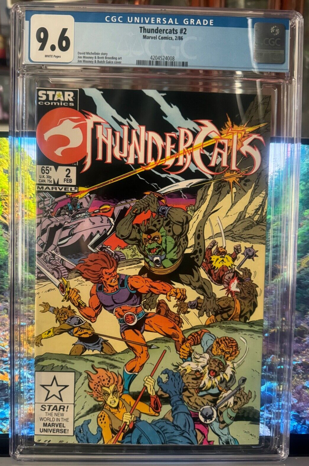 Thundercats 2 CGC 9.6 1985 STAR Comics White Pages First Print