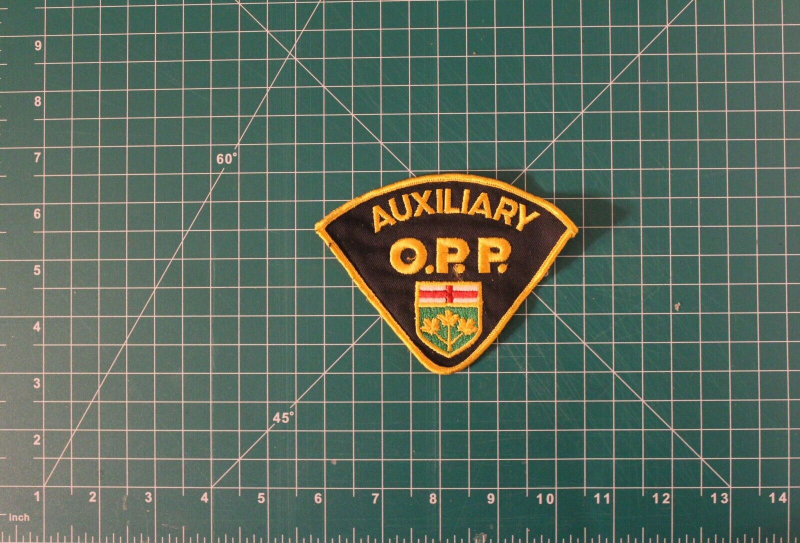 AUXILLARY O.P.P. ONTARIO PROVINCIAL POLICE CANADA Police Patch VINTAGE New