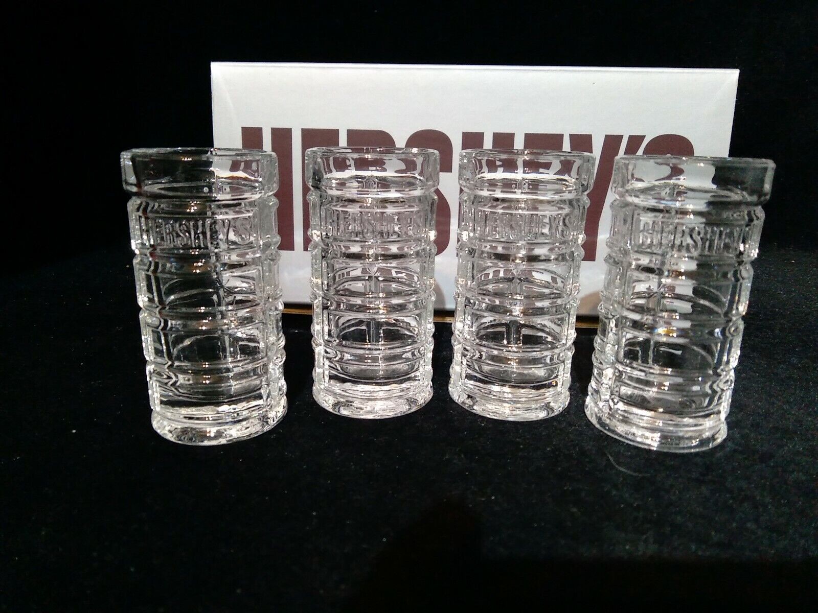Hershey\'s PIP Collection By Fitz & Floyd 2oz Shot Glass Tumblers Set Of 4 NWB