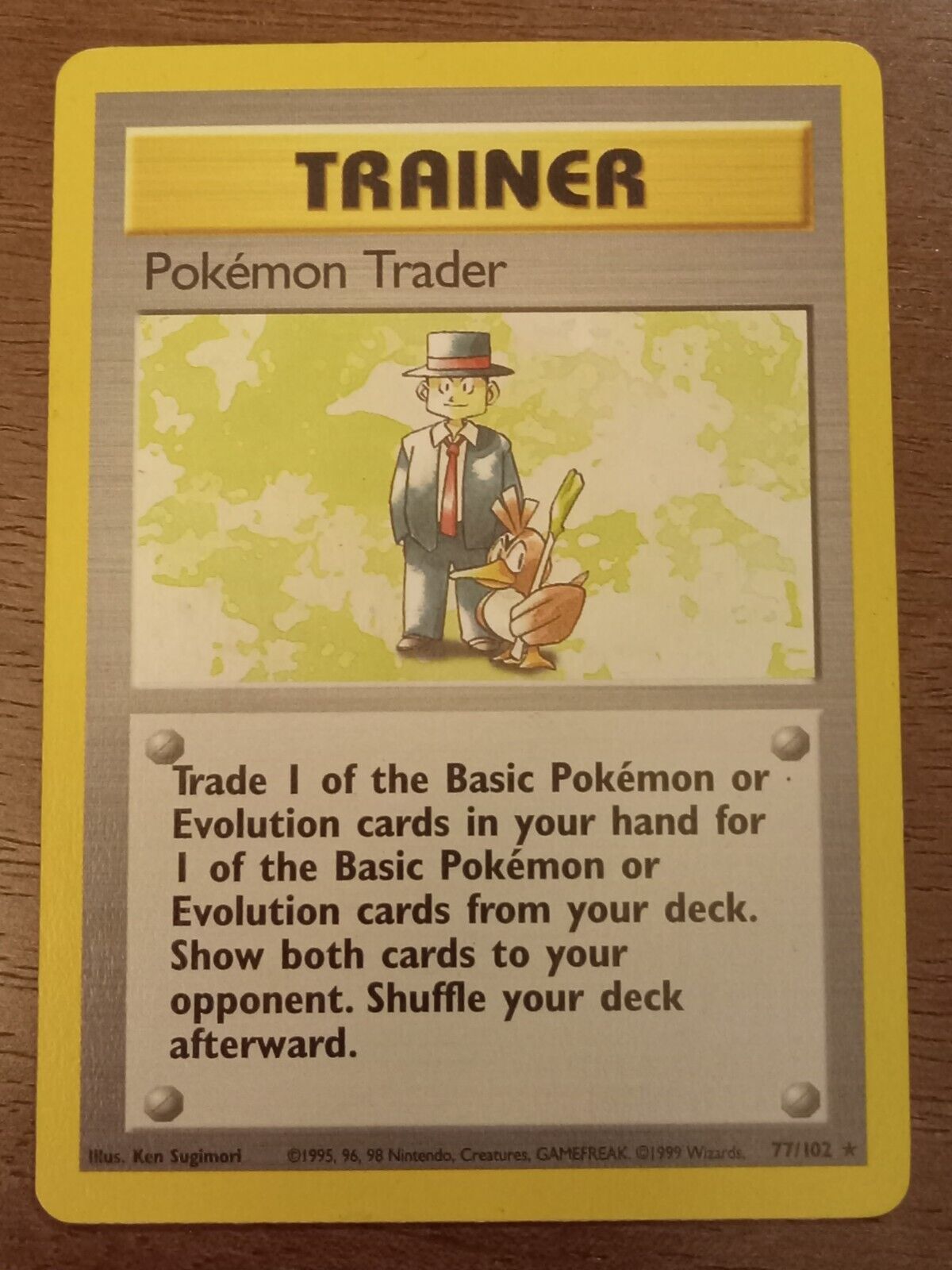 Pokémon TCG Trainer Cards *Vintage 1999 *Pick your cards *Nintendo *GAMEFREAK