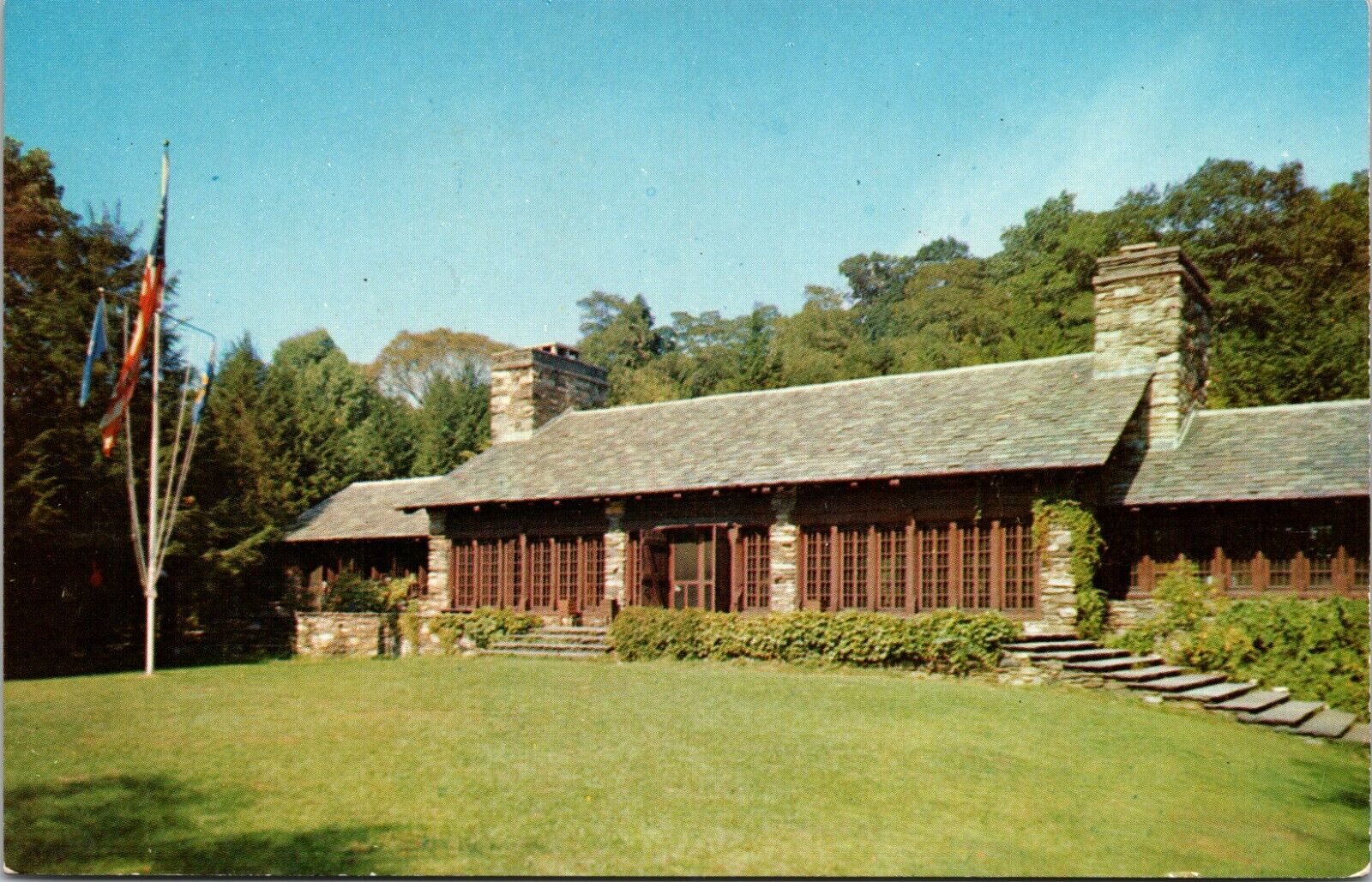View of Edith Macy Training School Pleasantville New York Vintage Postcard