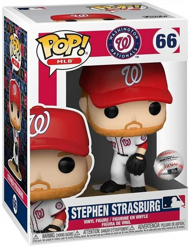 Funko Pop MLB: Washington Nationals Stephen Strasburg in EcoTek Protector