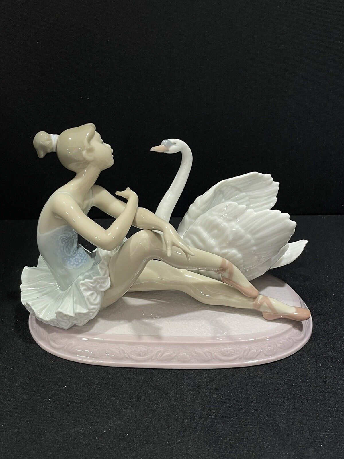 Lladro 6204 Grace and Beauty Ballerina and Swan Porcelain Figurine