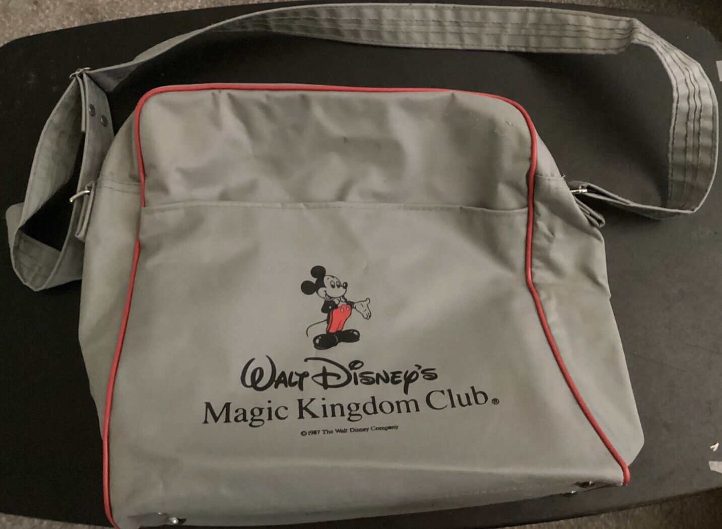 Vintage WALT DISNEY MAGIC KINGDOM CLUB Promotional Tote Bag 1987 Mickey Mouse