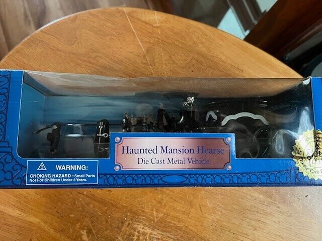 Dinsey Attractions Collection Haunted Mansion Hearse Diecast Vehicle 11\