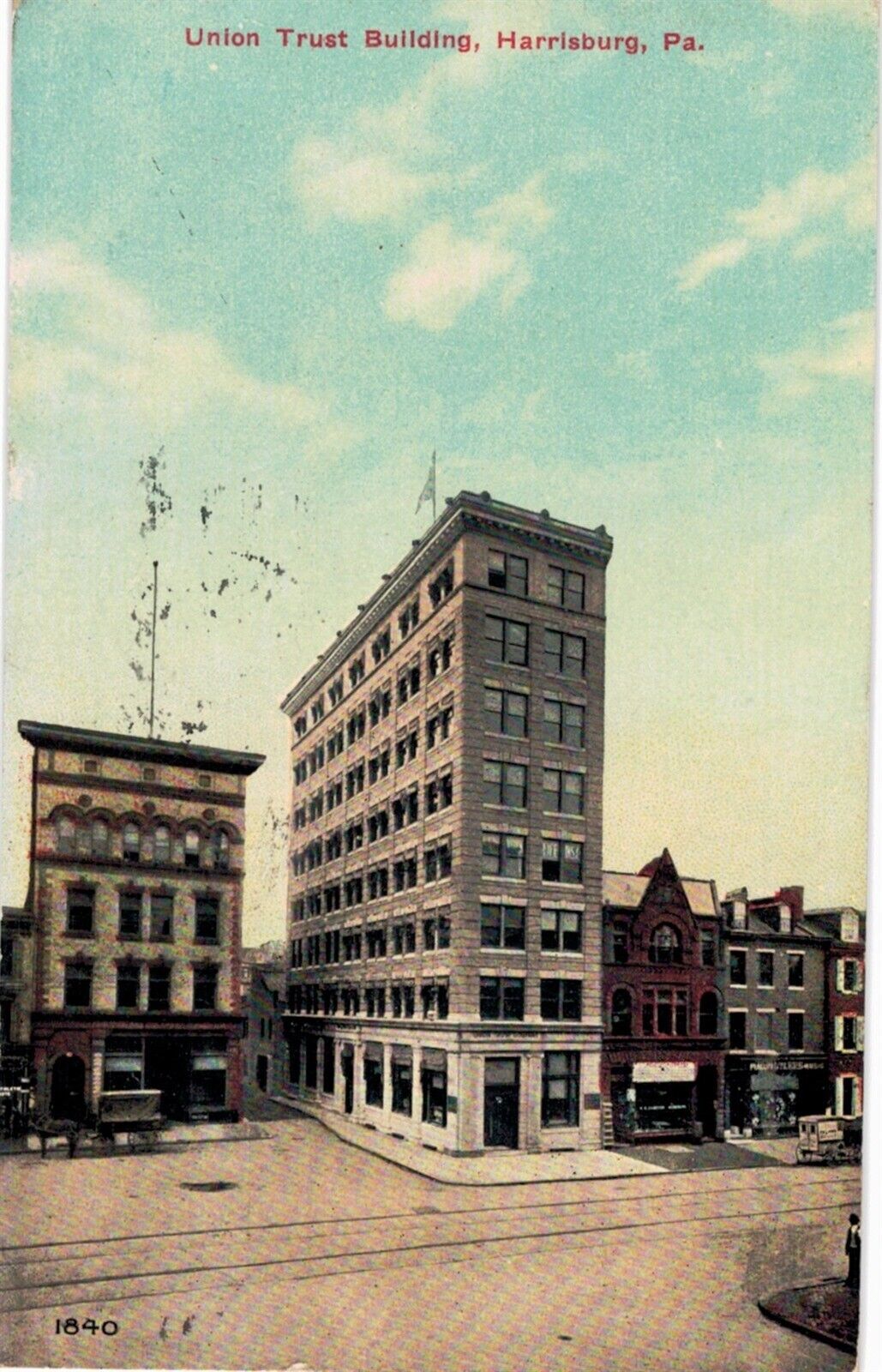 Harrisburg Union Trust Building Bank 1911 PA 
