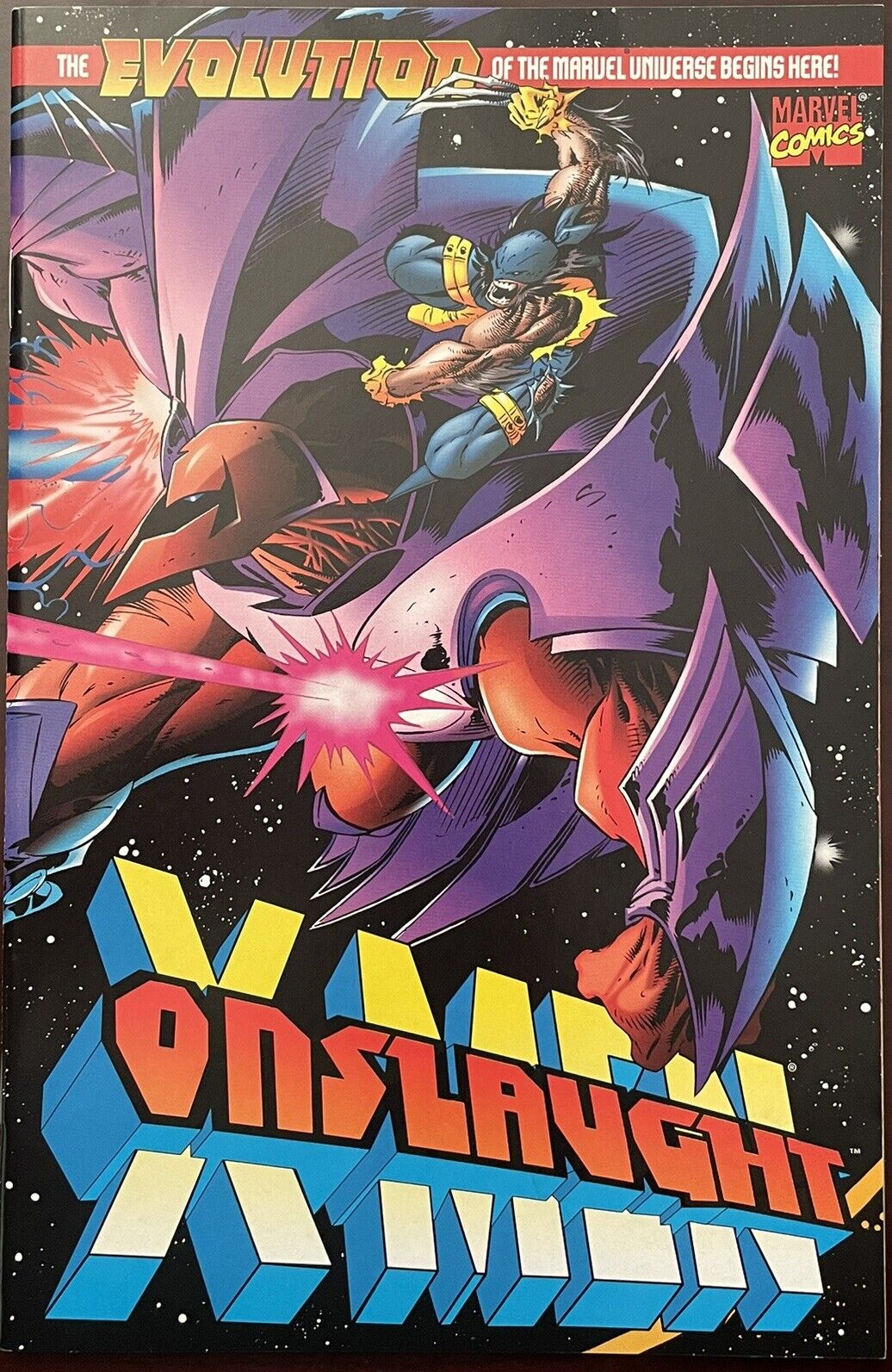 🔥🔥 ONSLAUGHT: X-MEN #1 WRAPAROUND Cover / Marvel Comics 1996 High Grade 🔥🔥