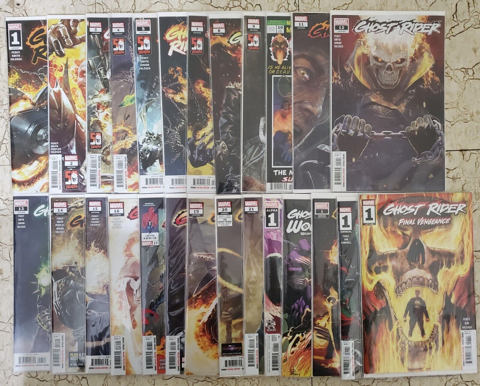 Ghost Rider 1-21 + Annual + Extras Lot of 27  COMPLETE SERIES Percy NM