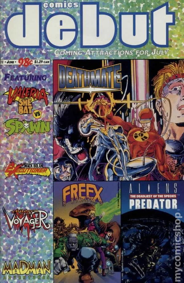 Comics Debut #1 VF 1993 Stock Image