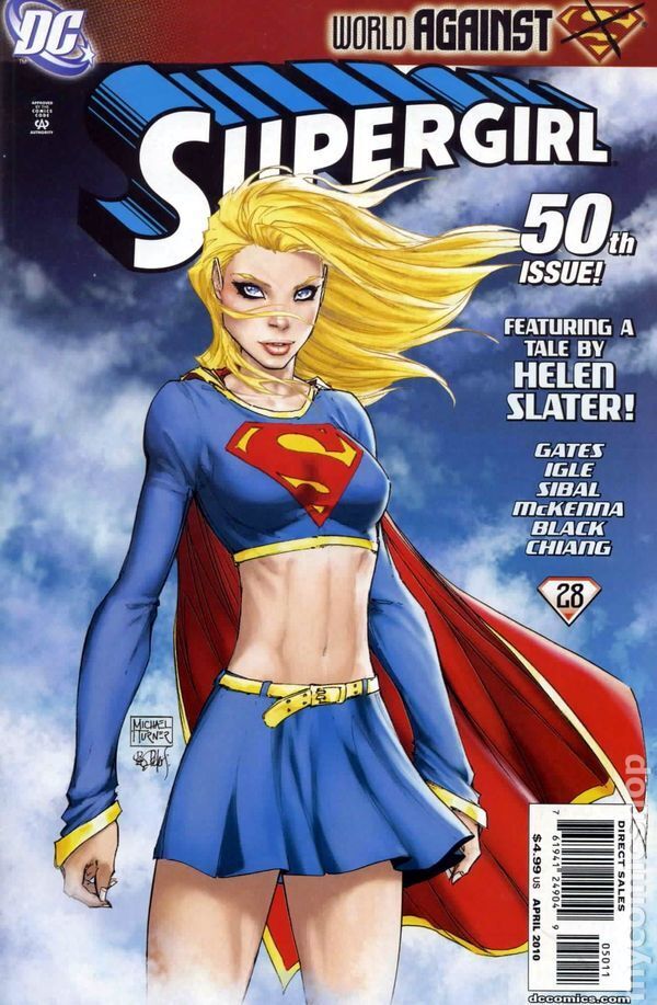 Supergirl #50A VF 2010 Stock Image