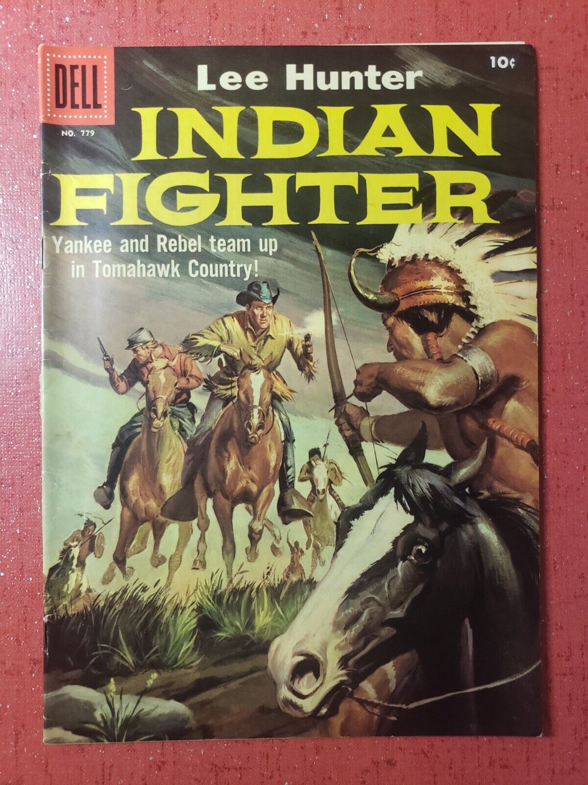 Lee Hunter Indian Fighter #779 1957 Dell Comic VF+