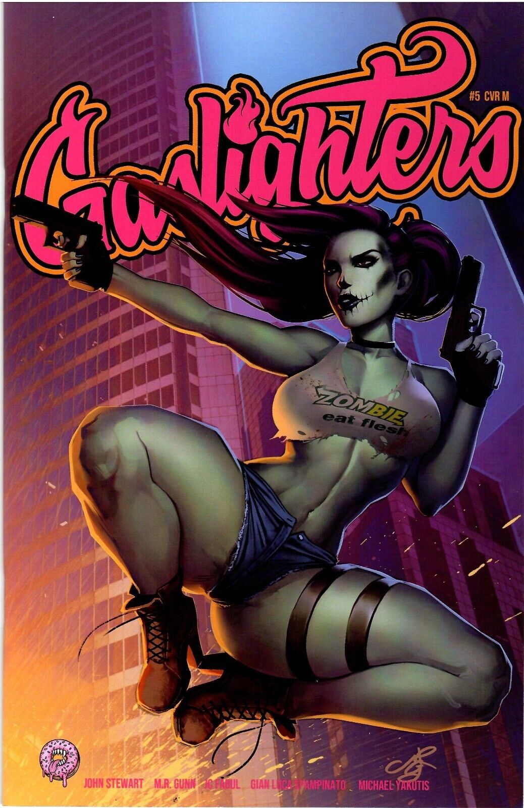 Gaslighters #5 Cover M M.R. Gunn Limited to 45 Copies NM