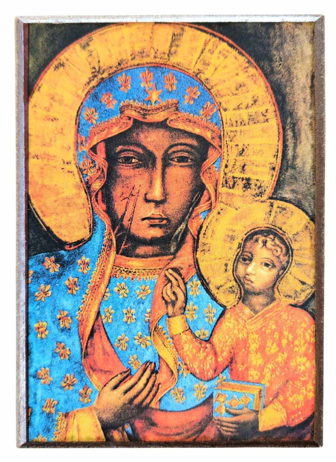 BLACK MADONNA OF CZESTOCHOWA-Greek Byzantine Orthodox Icon