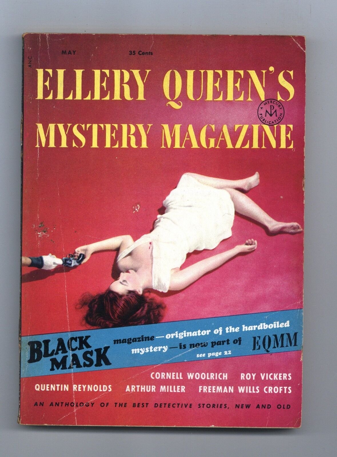 Ellery Queen's Mystery Magazine Vol. 21 #114 VG 1953 Low Grade
