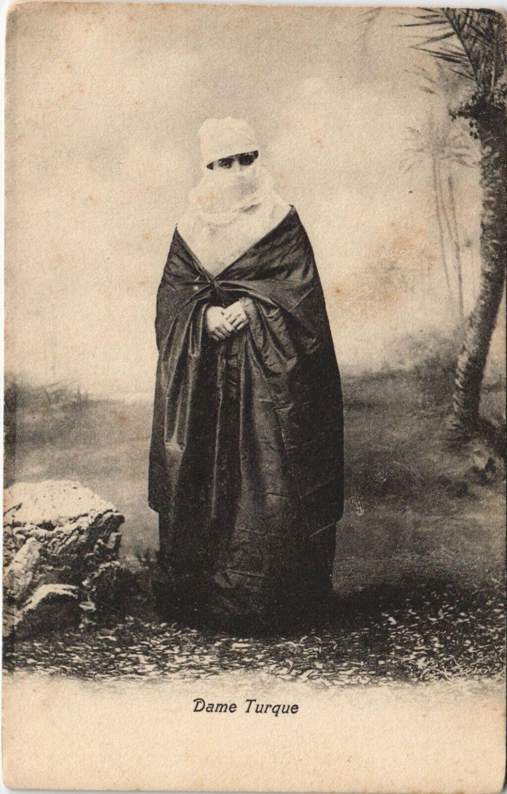 PC EGYPT, TURQUE LADY, Vintage Postcard (b35507)