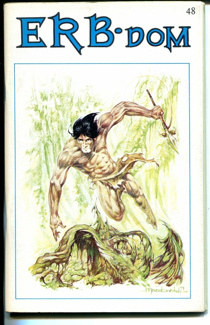 ERB-Dom #48 1971-Edgar Rice Burroughs fanzine-Tarzan-John Carter-FN