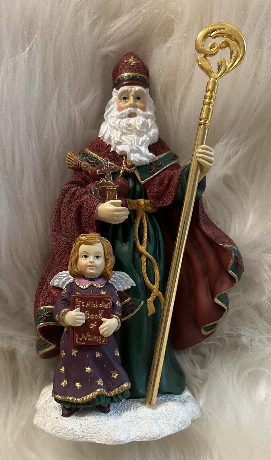 Pipka Reflections of Christmas St Nicholas 11314 Figure 3845 Figurine In Box