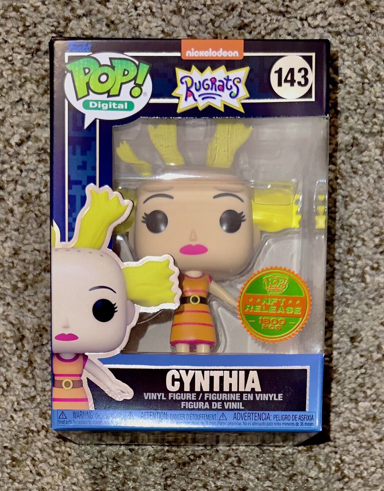 Funko Pop Digital Nicktoons S2 Rugrats #143 Cynthia Legendary LE 1800 RARE NEW