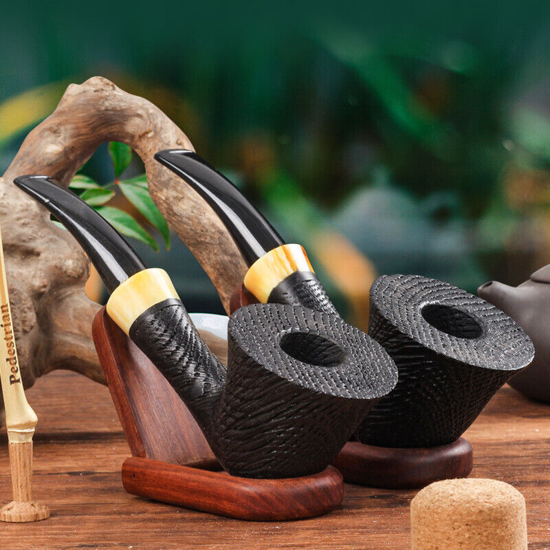Classic Oak Army Pipe Handmade Solid Wood Pipes Tobacco Cigarettes Cigar Pipes