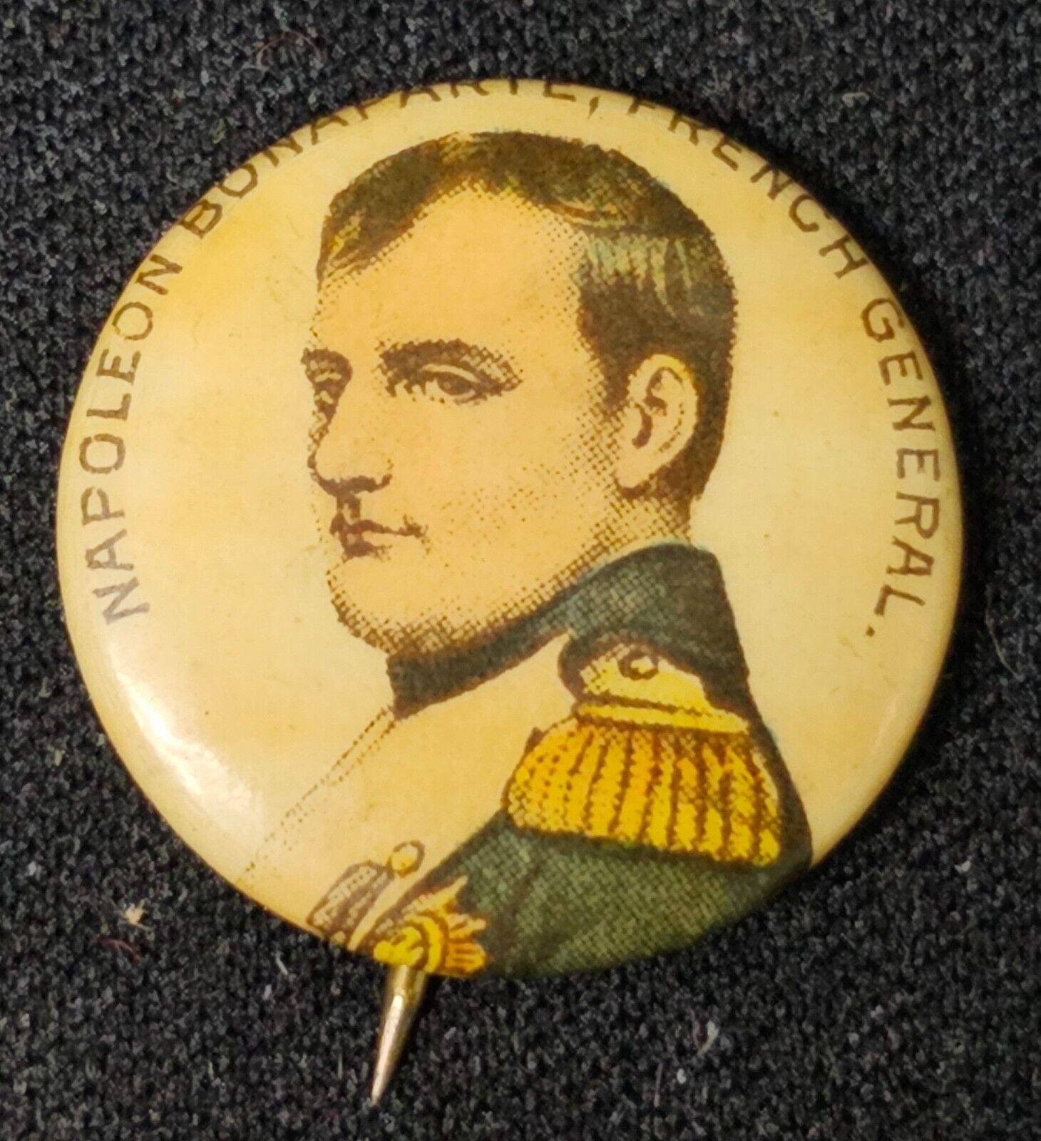 1890\'s Pepsin Gum Pinback - Napoleon Bonaparte French General