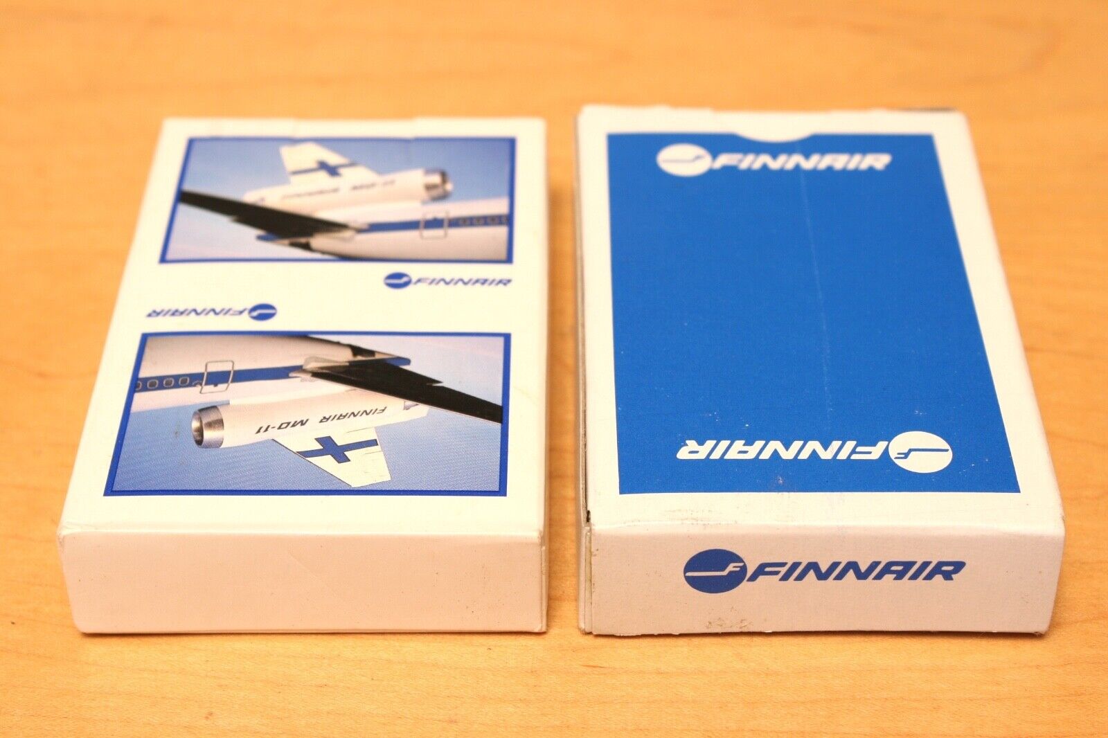 Two Sealed Decks Of Vintage Finnair Playing Cards, Piatnik Vienna & Unbranded