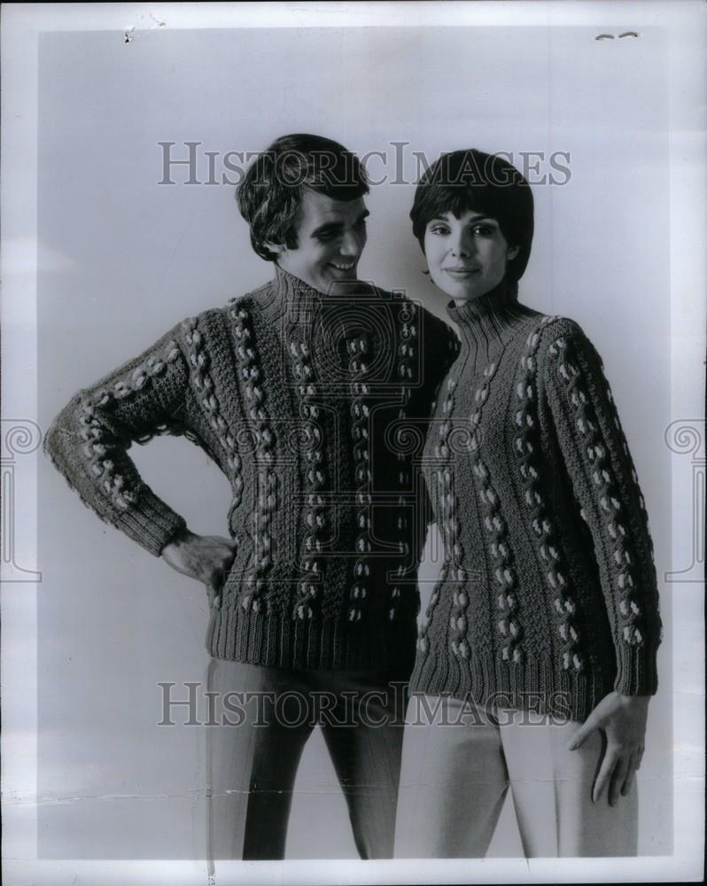 1970 Press Photo Knitting - DFPC89561