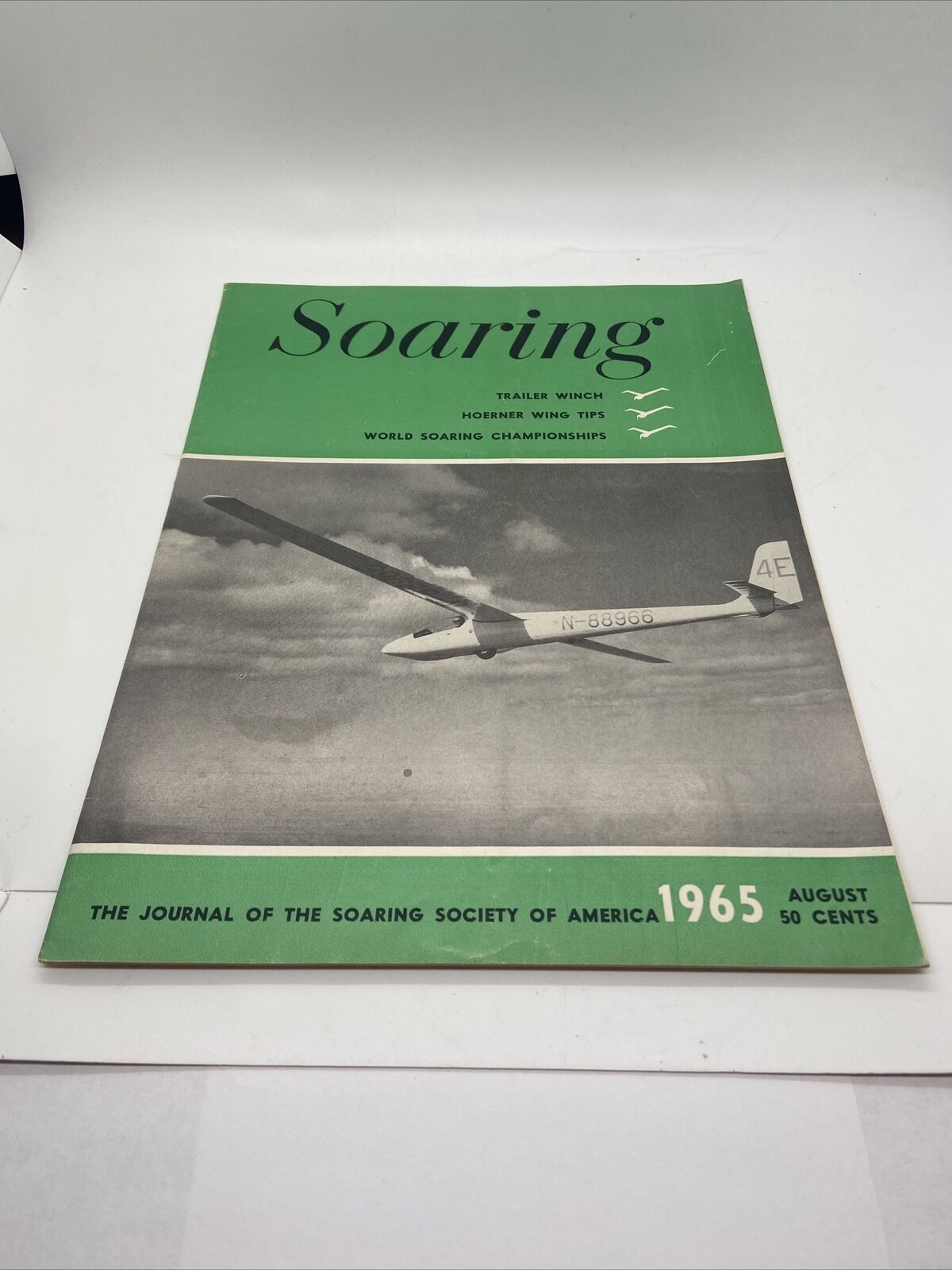Vintage - Soaring Magazine - August 1965  (Aviation)