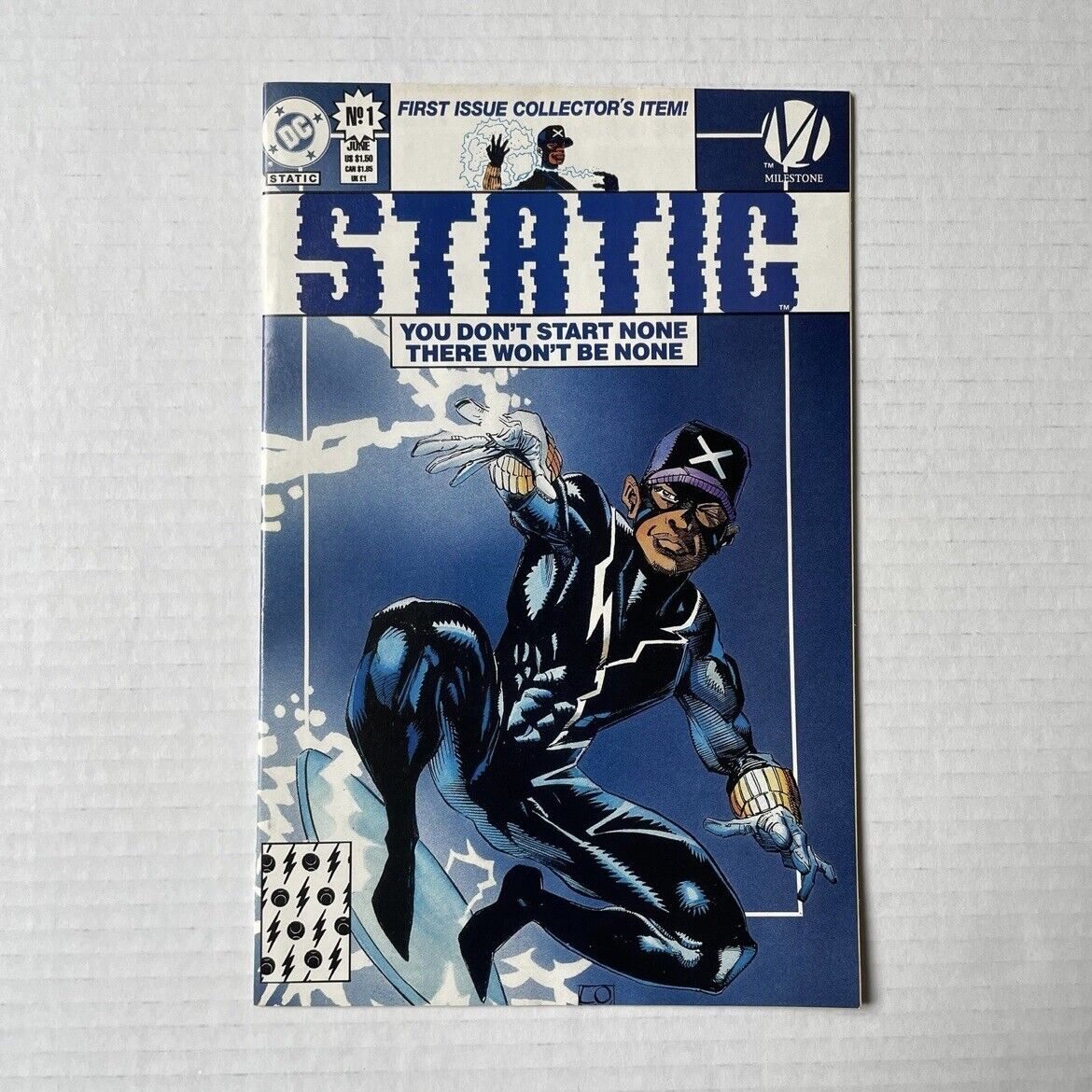 Static #1 (1993) 1st Appearance of Static DC Comics