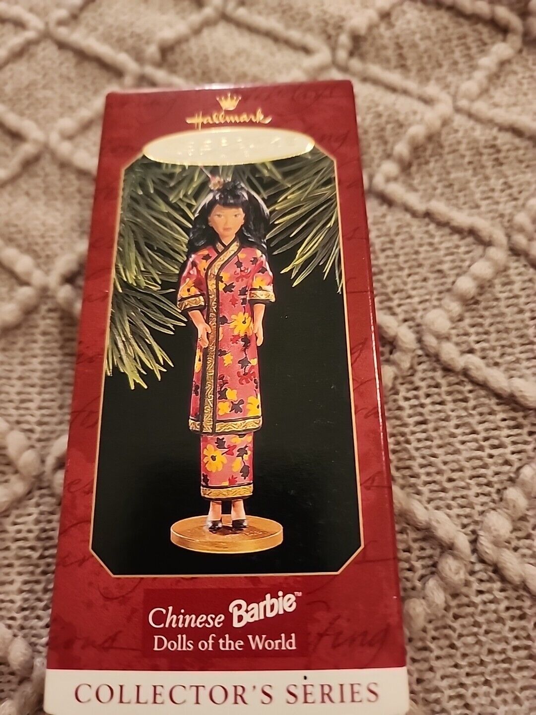 *New*Chinese Barbie Doll Hallmark Keepsake Ornament Christmas Holiday 1997