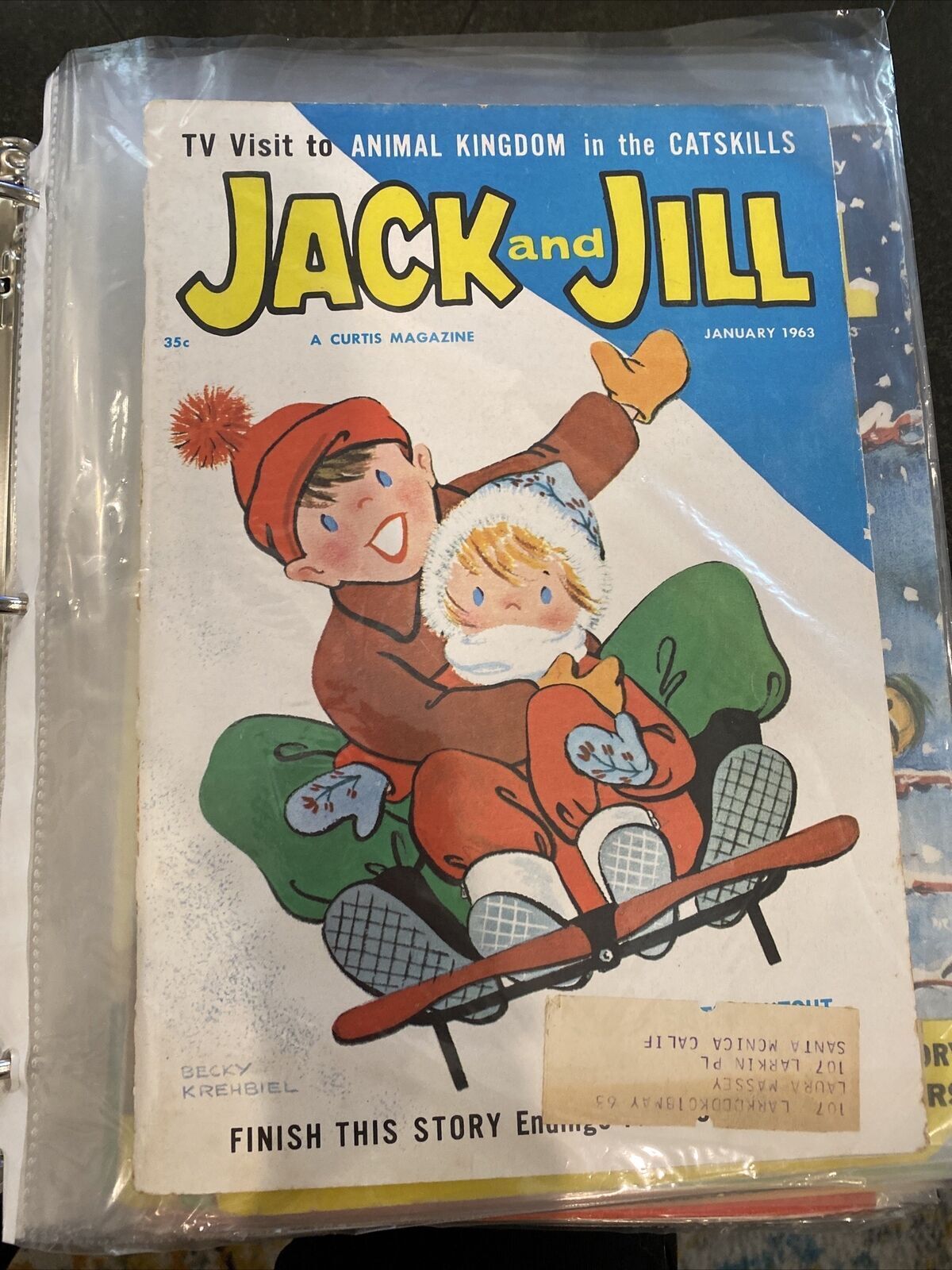 Jack And Jill Magazine (Vintage) January 1963 -