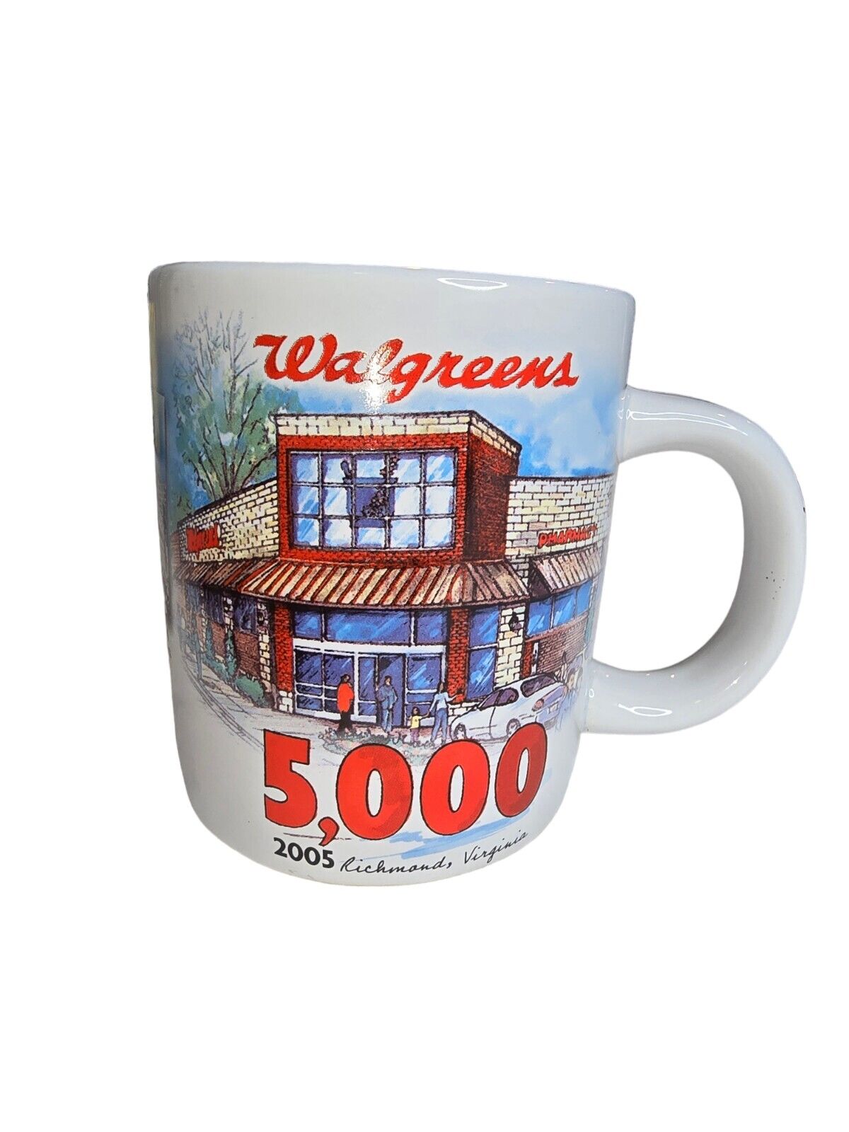 Vintage Walgreens Commemorative 5,000th Store Coffee Mug Richmond VA EUC
