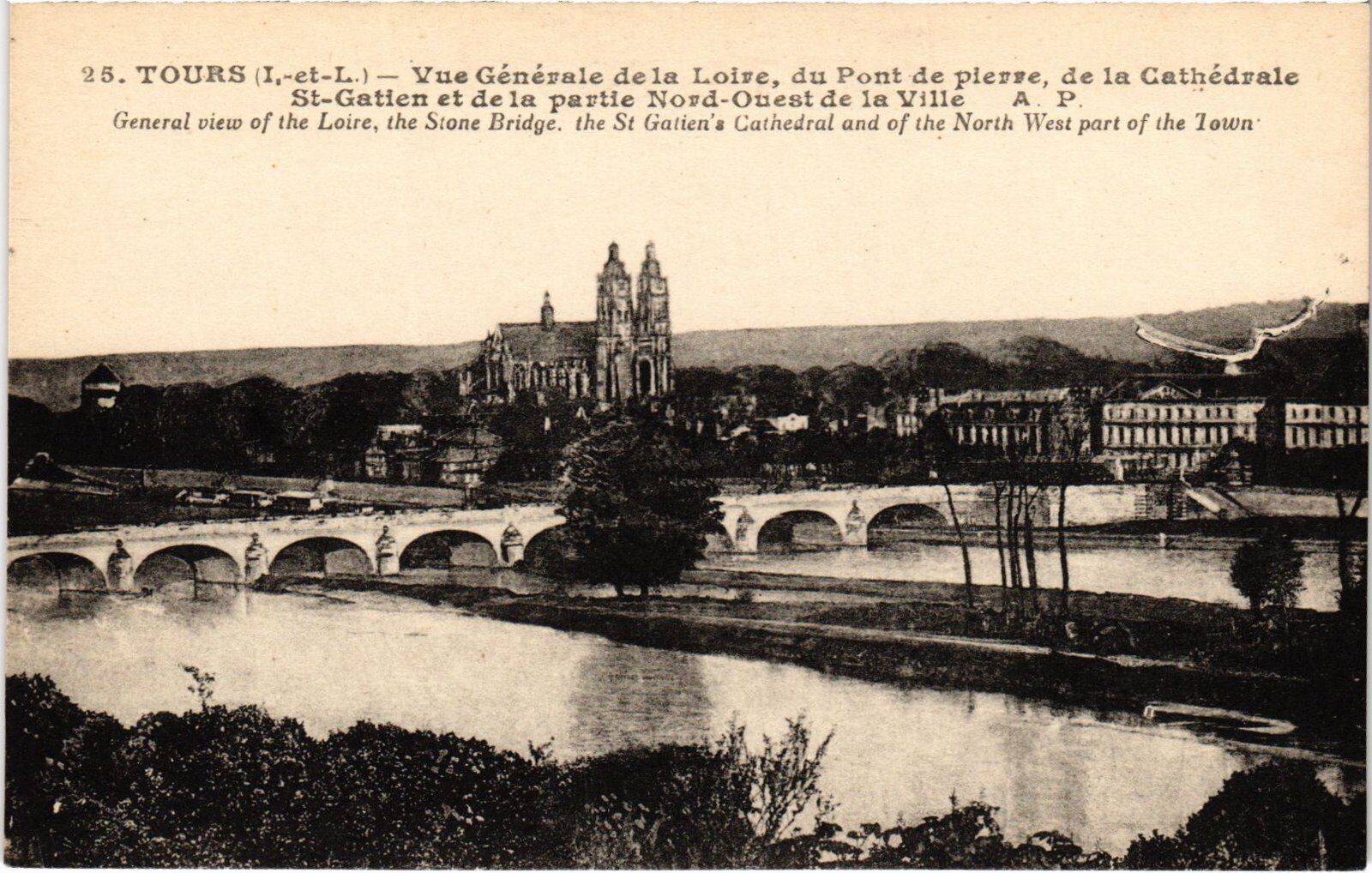 CPA Tours General View of the Loire (1420280)