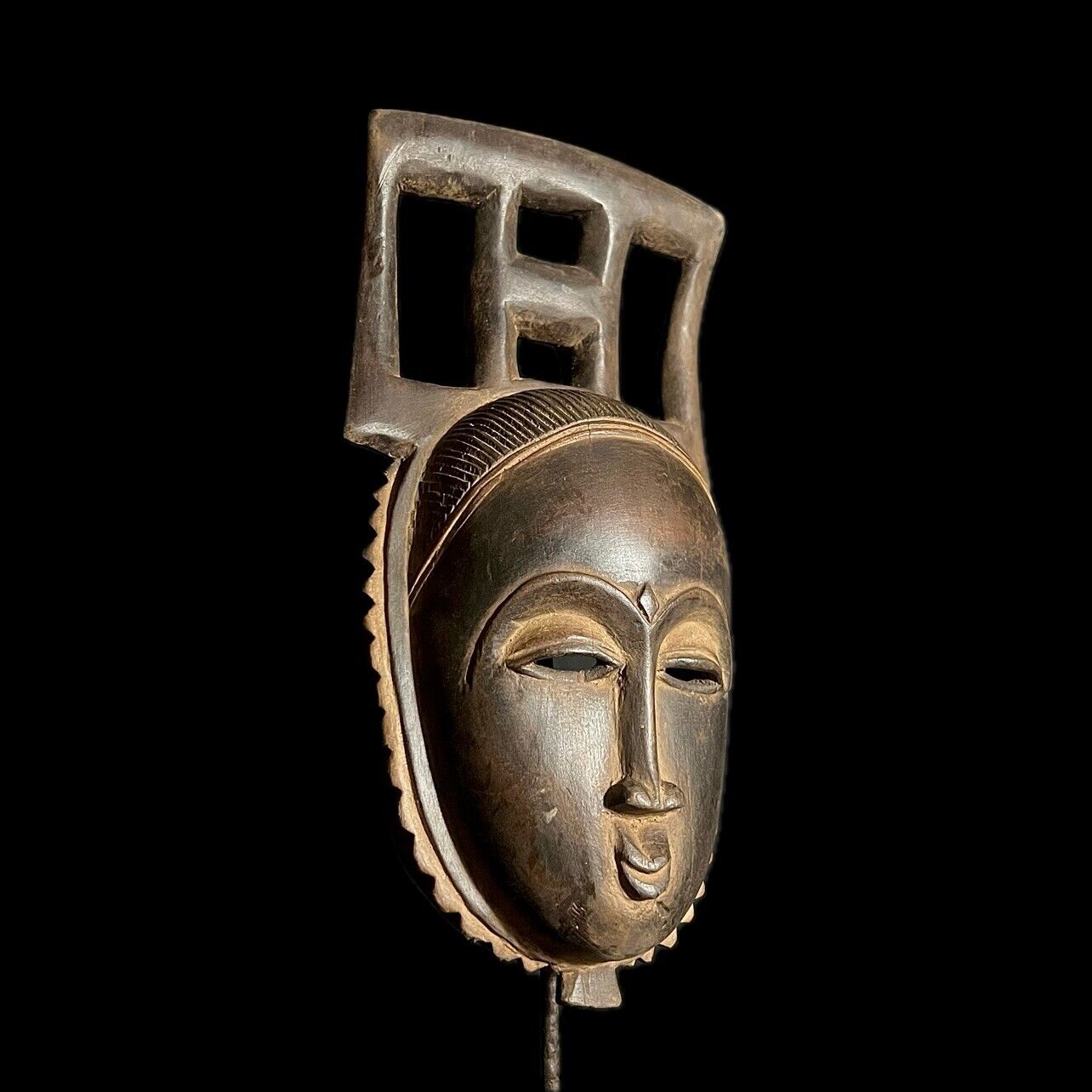 African Mask Face Mask Guro Baule antique wall mask Traditional masque -G1587
