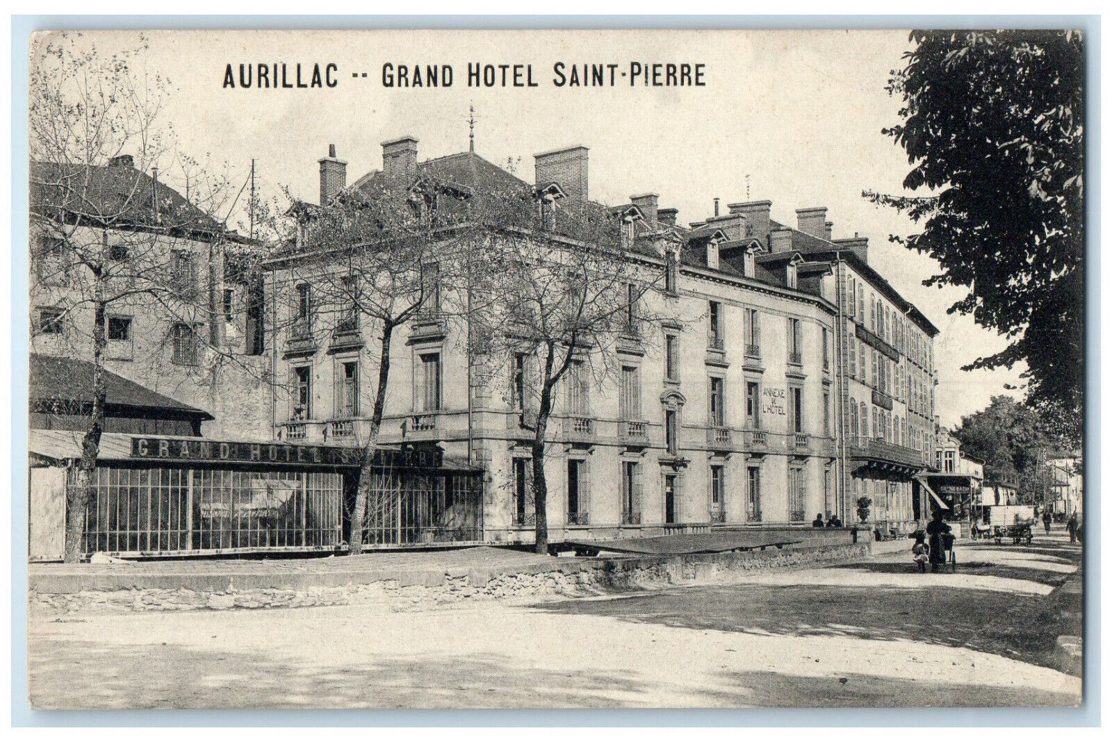 c1950's Grand Hotel Saint-Pierre Aurillac France Unposted Vintage Postcard