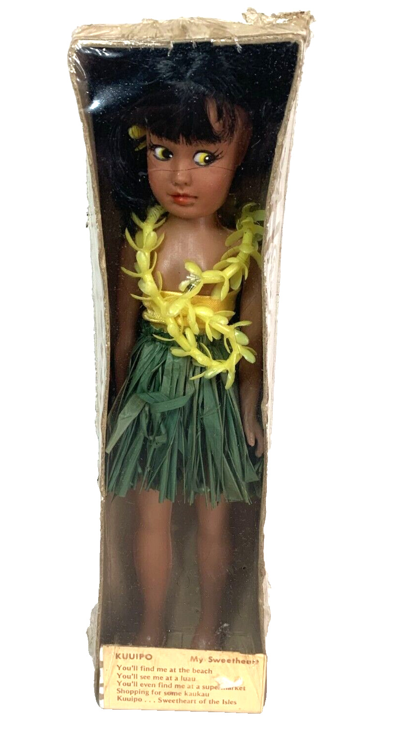 Vintage 70’s  Kuuipo Doll Hawaiian Hula Dancer Lanakila Crafts 11.75\