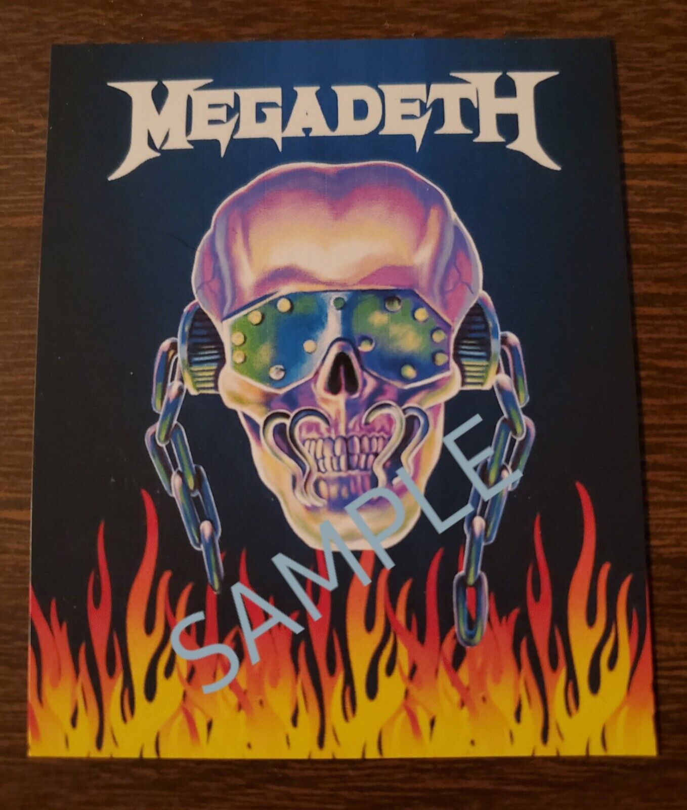 Megadeth Vic Skull Refrigerator Magnet