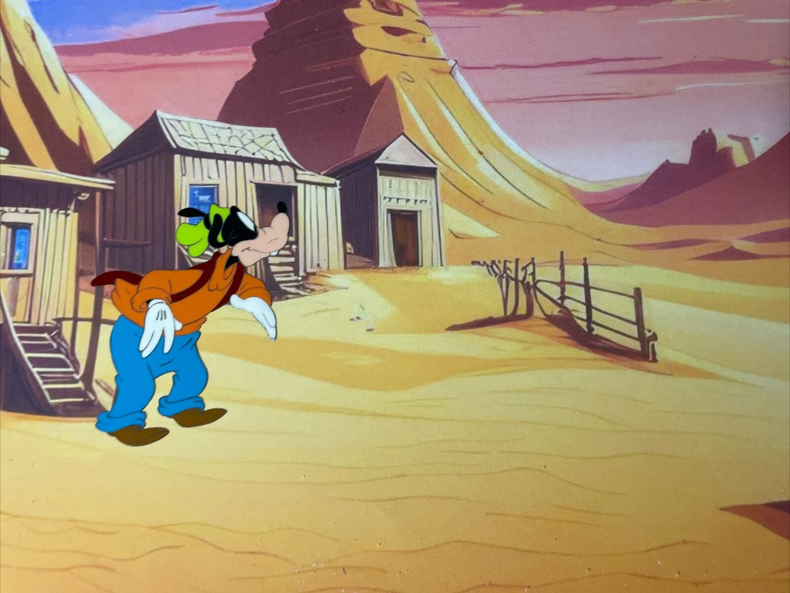 Goofy Animation Cel Vintage Cartoons production art Walt Disney I16