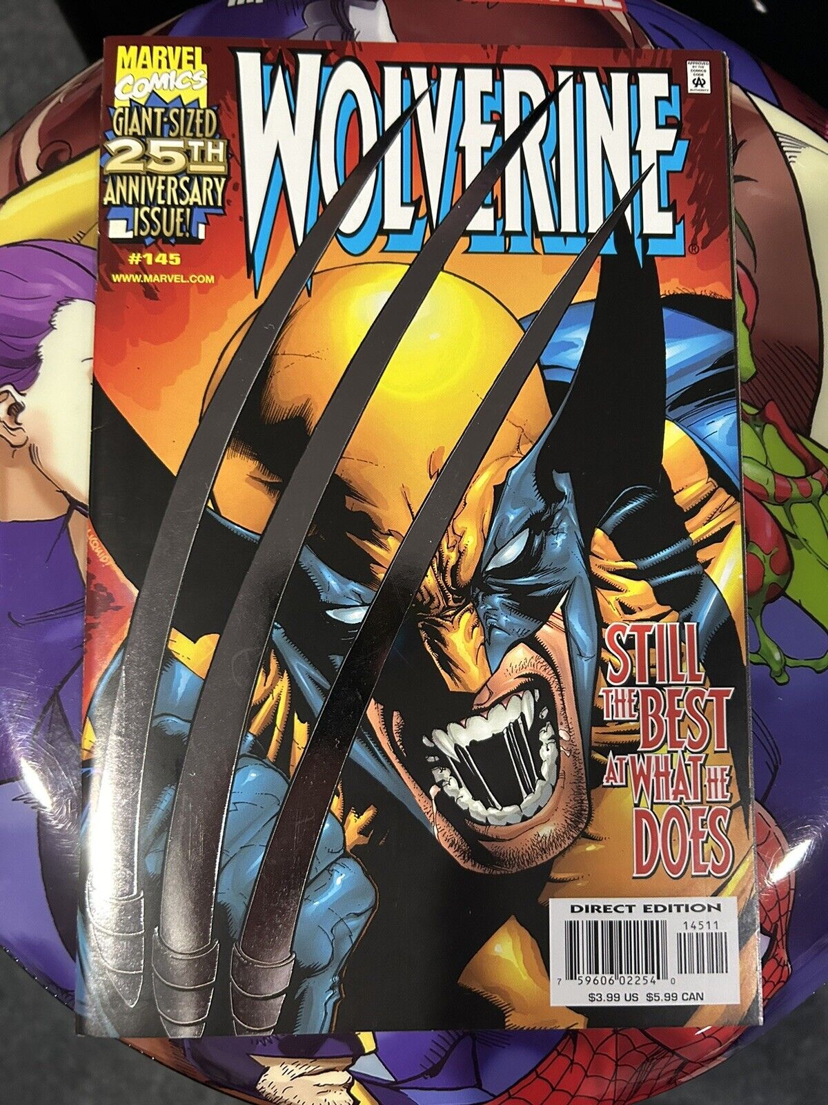 Wolverine #145 (1999) VF/NM 1st Print • Silver Foil Variant • Marvel Comics
