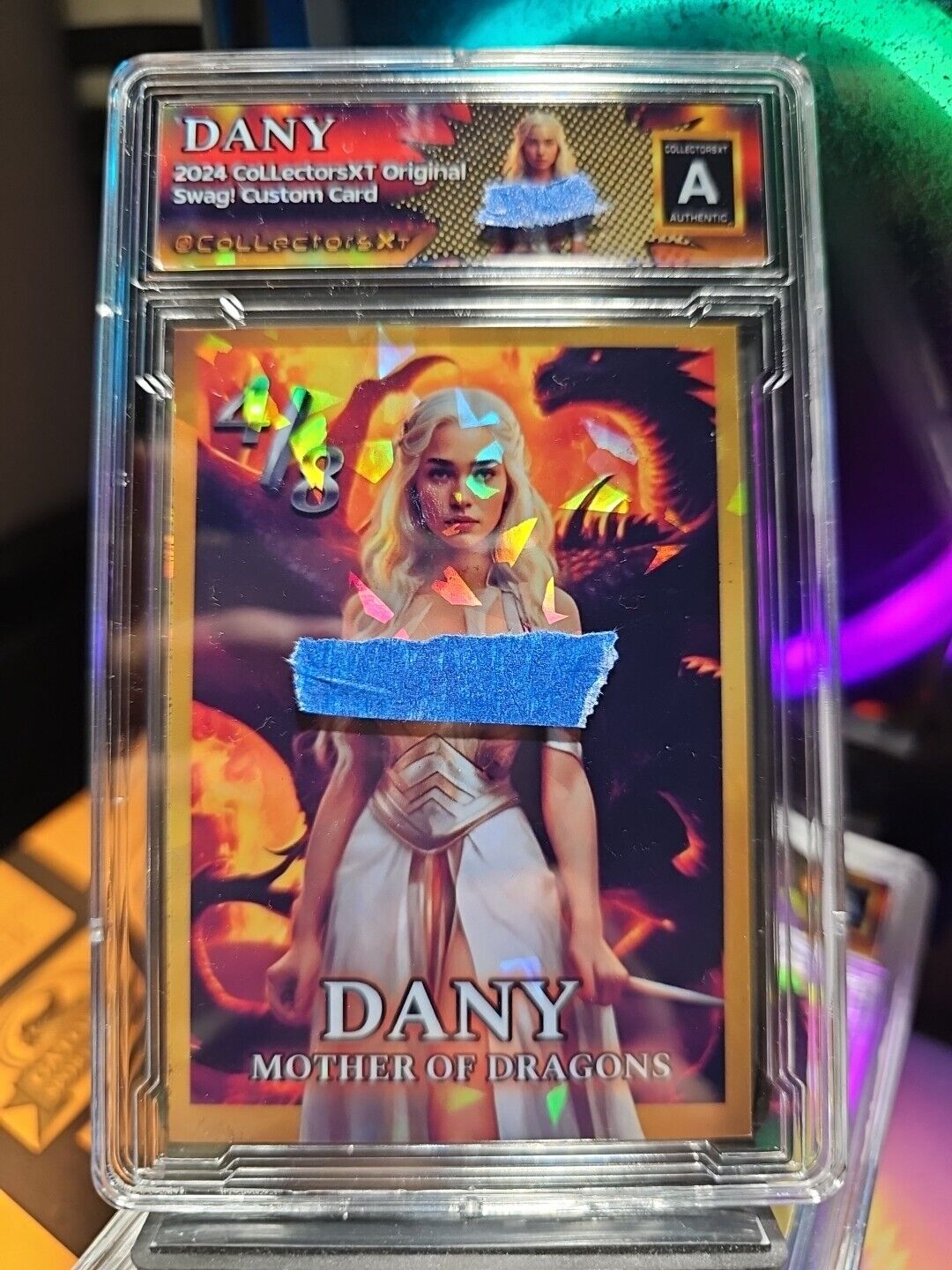 Daenery's Targaryen DANY Mother Of Dragons Cracked Ice Thrones Custom Card #4/8
