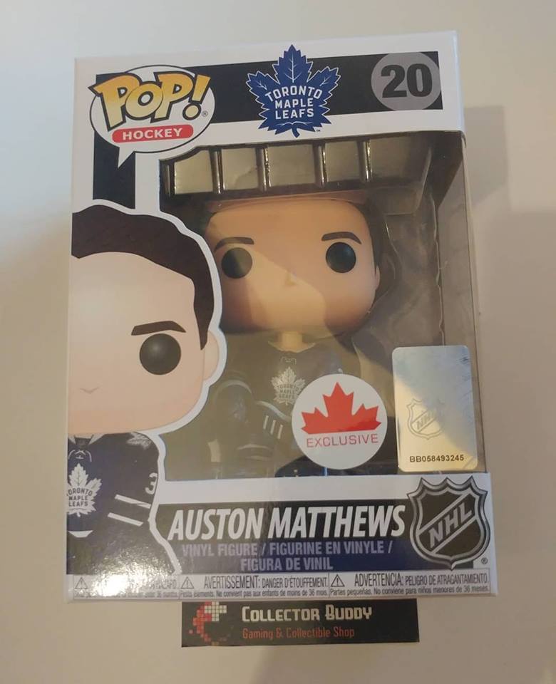 Funko Pop Hockey 20 Auston Matthews Toronto Maple Leaf NHL Pop Canada Exclusive