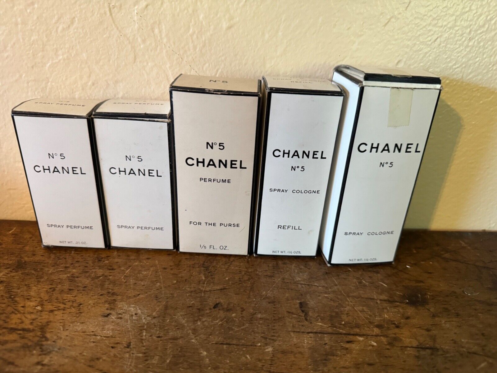 Original Box Vintage Rare Chanel No 5 Spray Cologne 1.5 Oz/44 ml.