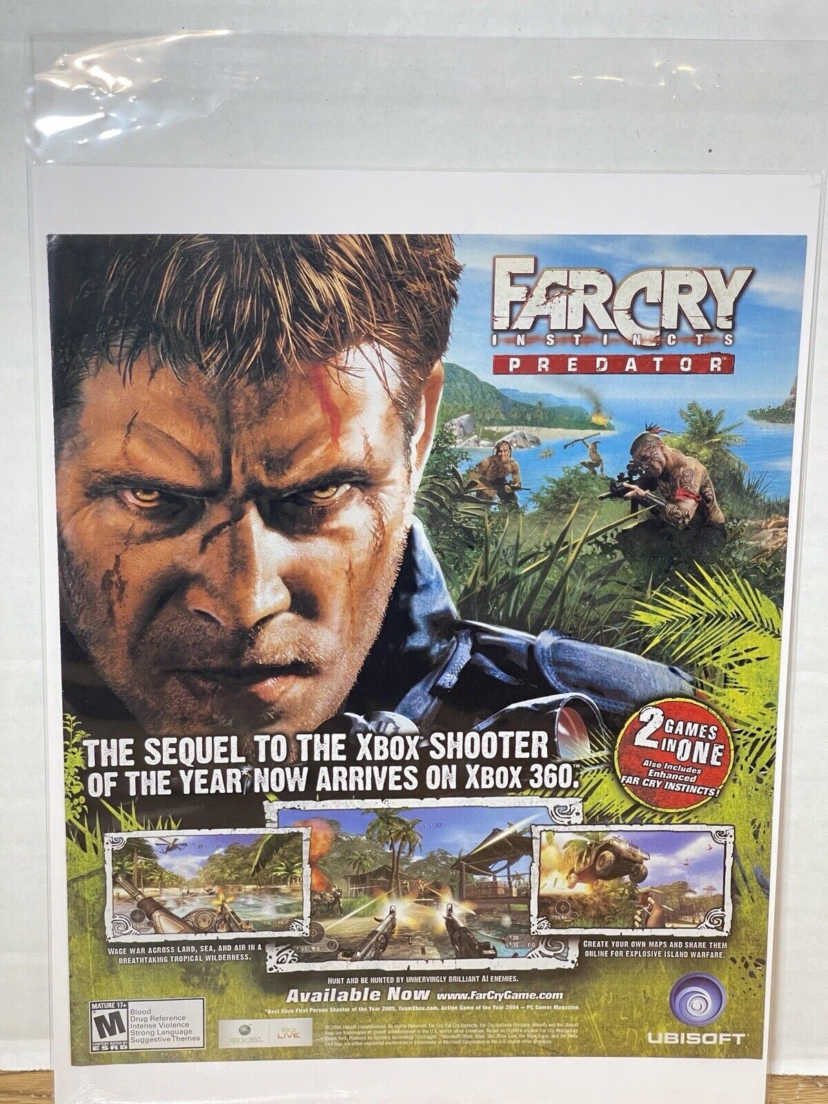 Far Cry Instincts Predator - Video Game Print Ad / Poster Promo Art 2006