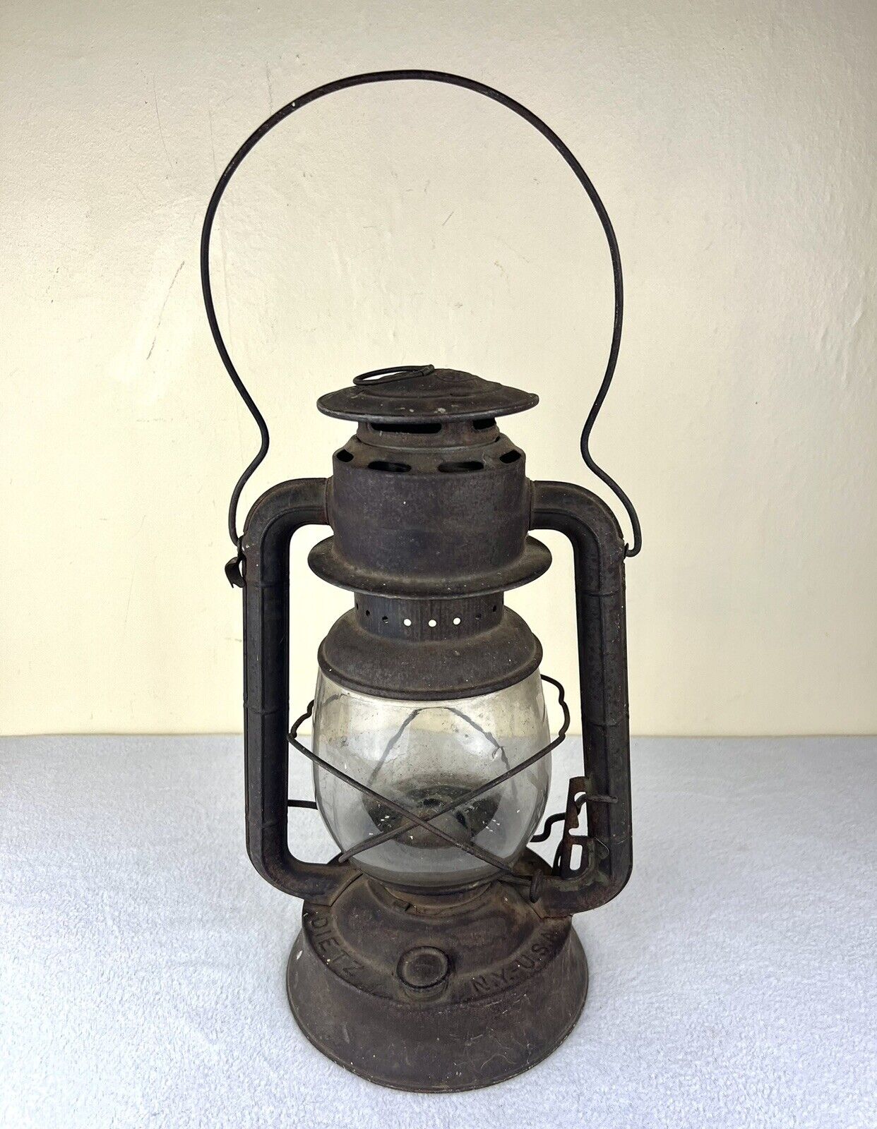 Vintage Dietz No 2 Lantern Dietz D-Lite NY USA 13.25” Rustic Industrial Decor