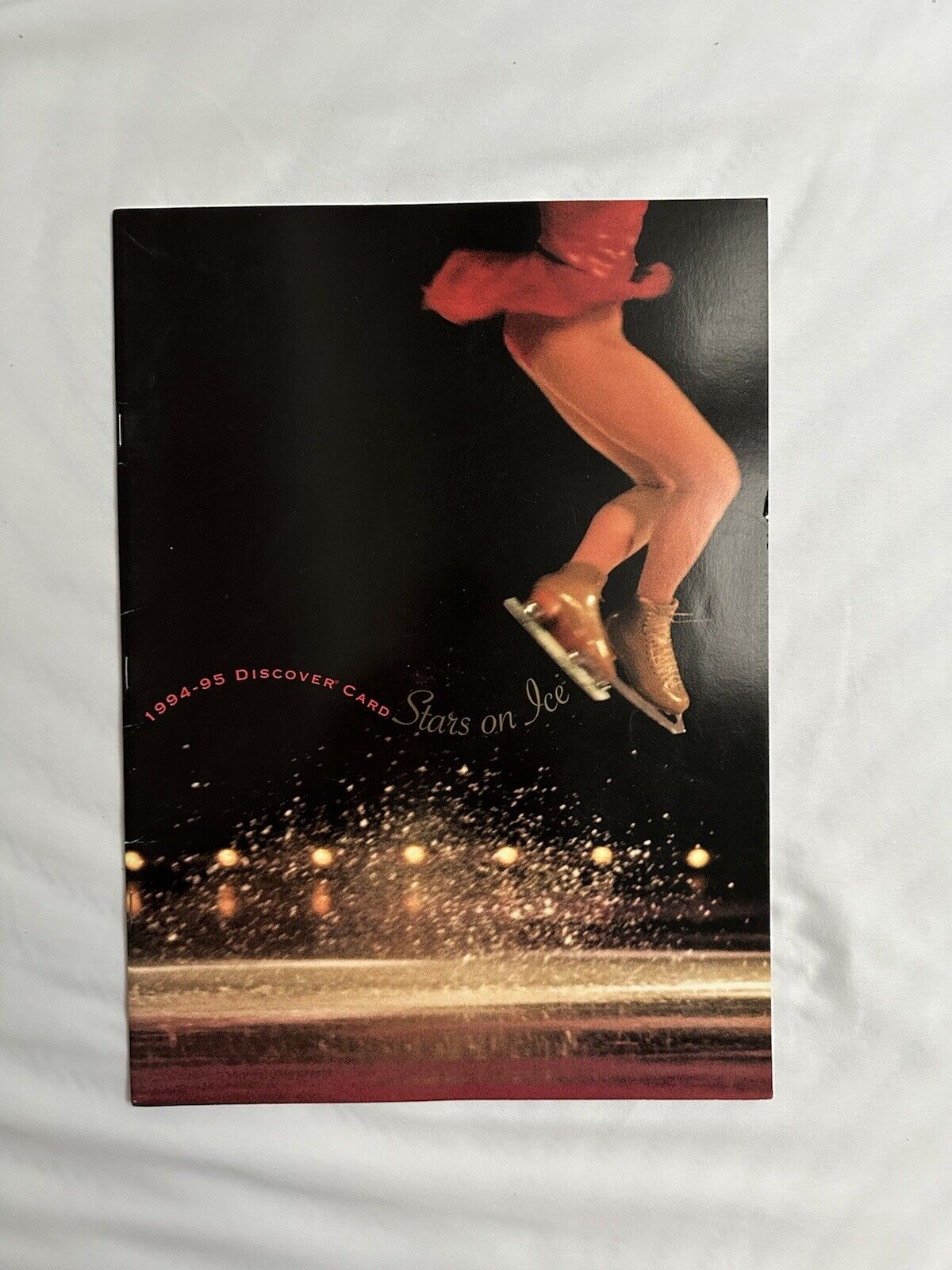 Vintage 1994 - 95 Discover Card Stars On Ice Book Program 14.25” x 10.25\