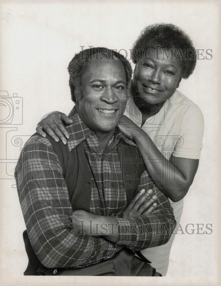 Press Photo Actor John Amos & Co-Star in New Comedy Series - srp26690